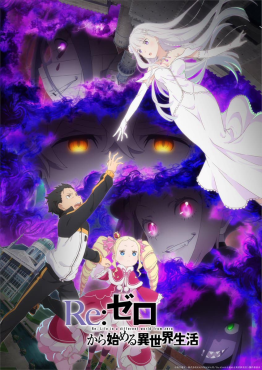 【动漫消息】 TV动画《Re:從零開始的異世界生活 第三季》视觉图公开 ３/24的AJ2024會有新情報。